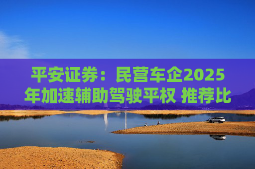 平安证券：民营车企2025年加速辅助驾驶平权 推荐比亚迪股份等