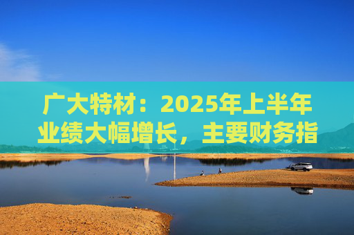 广大特材：2025年上半年业绩大幅增长，主要财务指标均创历史新高
