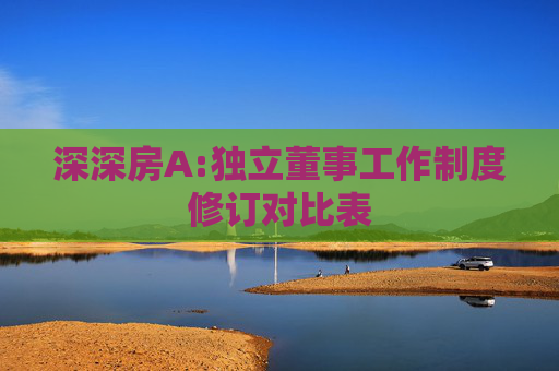 深深房A:独立董事工作制度修订对比表