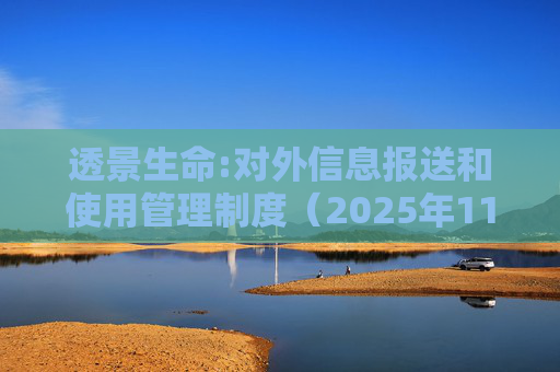 透景生命:对外信息报送和使用管理制度（2025年11月）