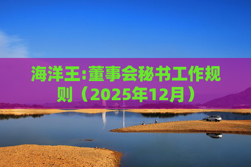 海洋王:董事会秘书工作规则(2025年12月)