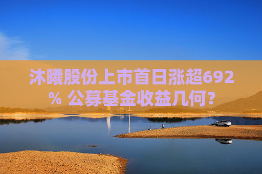 沐曦股份上市首日涨超692% 公募基金收益几何？  第1张