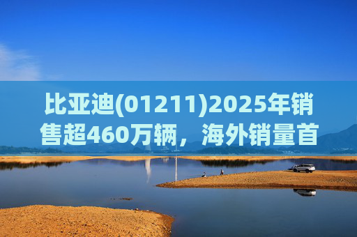 比亚迪(01211)2025年销售超460万辆，海外销量首次突破100万，蝉联三冠