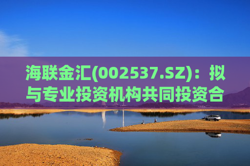 海联金汇(002537.SZ)：拟与专业投资机构共同投资合伙企业