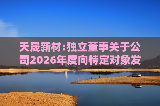 天晟新材:独立董事关于公司2026年度向特定对象发行股票方案论证分析报告的专项意见