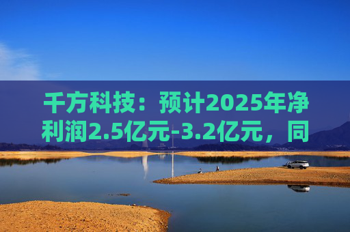 千方科技:预计2025年净利润2.5亿元-3.2亿元,同比扭亏