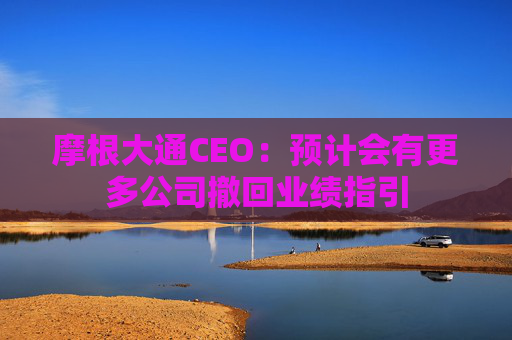 摩根大通CEO:预计会有更多公司撤回业绩指引