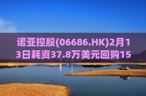 诺亚控股(06686.HK)2月13日耗资37.8万美元回购15.8万股