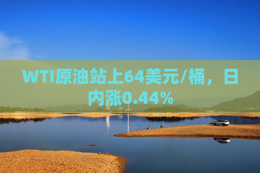 WTI原油站上64美元/桶，日内涨0.44%