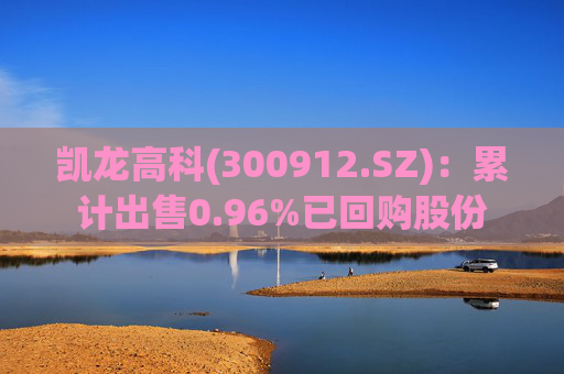 凯龙高科(300912.SZ)：累计出售0.96%已回购股份
