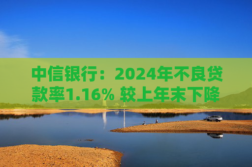 中信银行:2024年不良贷款率1.16% 较上年末下降0.02个百分点