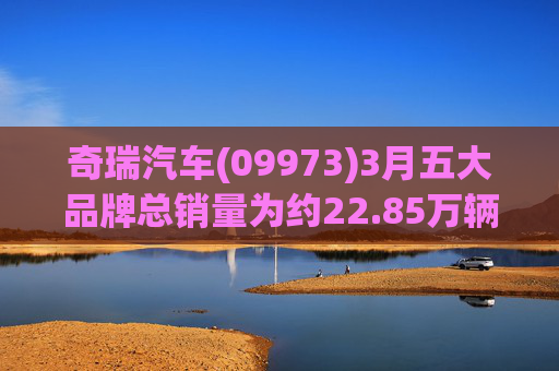 奇瑞汽车(09973)3月五大品牌总销量为约22.85万辆汽车 同比增加约15%