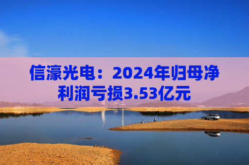 信濠光电：2024年归母净利润亏损3.53亿元