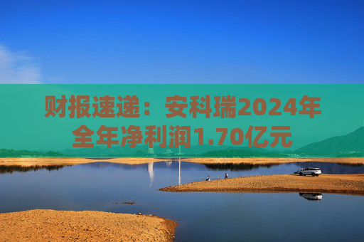 财报速递:安科瑞2024年全年净利润1.70亿元