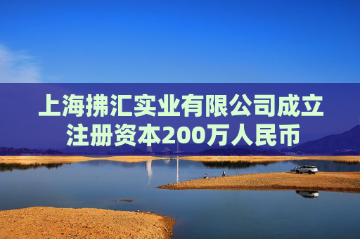 上海拂汇实业有限公司成立 注册资本200万人民币