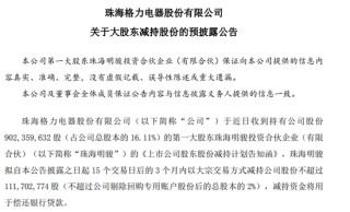 高瓴减持格力，赚了还是赔了？