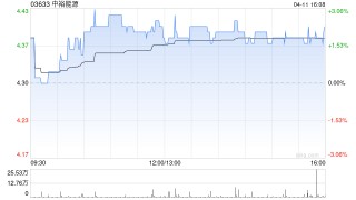 中裕能源4月11日斥资214.13万港元回购49万股