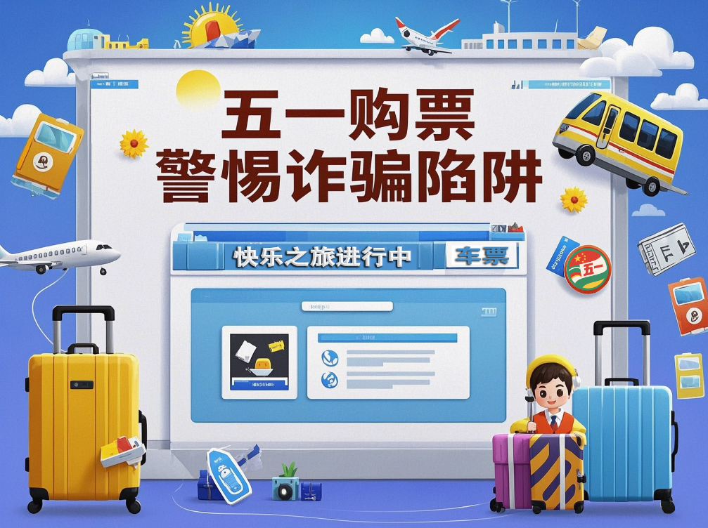 五一购票警惕诈骗陷阱！这些防诈手段速看→  第1张